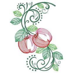 Filigree Fruit 2 08(Md) machine embroidery designs