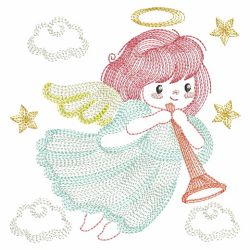 Rippled Little Angels 2 04(Lg) machine embroidery designs