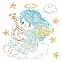Rippled Little Angels 2 05(Lg) machine embroidery designs