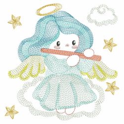 Rippled Little Angels 2 07(Lg) machine embroidery designs