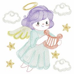 Rippled Little Angels 2 08(Md) machine embroidery designs