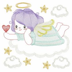 Rippled Little Angels 2 10(Lg) machine embroidery designs