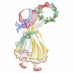 Christmas Sunbonnets 5 03(Lg) machine embroidery designs