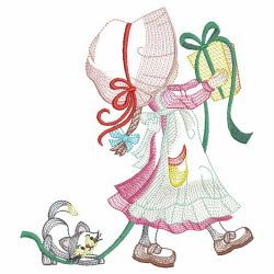 Christmas Sunbonnets 5 05(Lg) machine embroidery designs