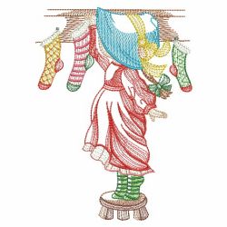 Christmas Sunbonnets 5 10(Sm) machine embroidery designs