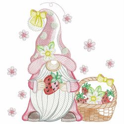 Fruity Gnome(Lg) machine embroidery designs
