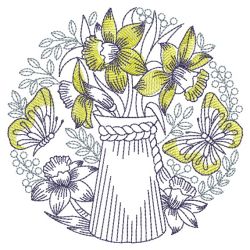 Sketched Flowers 3(Lg) machine embroidery designs