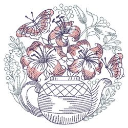 Sketched Flowers 3 03(Md) machine embroidery designs