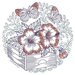 Sketched Flowers 3 08(Lg) machine embroidery designs
