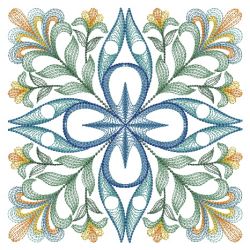 Artistic Floral Quilt 02(Md) machine embroidery designs