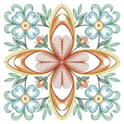 Artistic Floral Quilt 08(Md) machine embroidery designs
