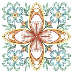 Artistic Floral Quilt 08(Lg)