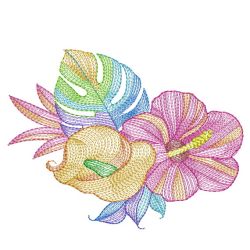 Tropical Dream 04(Lg) machine embroidery designs