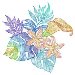 Tropical Dream 11(Lg) machine embroidery designs