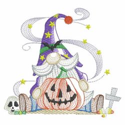 Halloween Gnome 02(Lg) machine embroidery designs