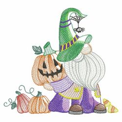 Halloween Gnome 05(Lg) machine embroidery designs