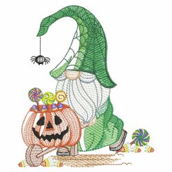 Halloween Gnome 07(Md) machine embroidery designs