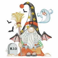 Halloween Gnome 09(Lg) machine embroidery designs