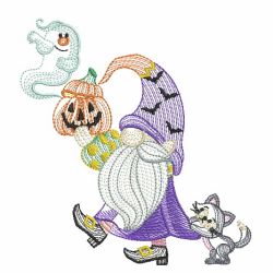 Halloween Gnome 10(Md) machine embroidery designs