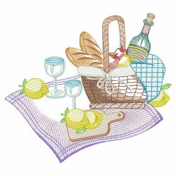 Picnic Basket 03(Md) machine embroidery designs