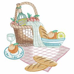 Picnic Basket 06(Md) machine embroidery designs