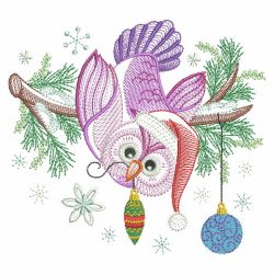 Christmas Owls 2 03(Sm) machine embroidery designs