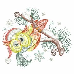 Christmas Owls 2 06(Sm) machine embroidery designs