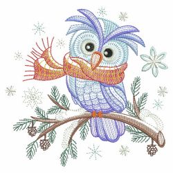 Christmas Owls 2 07(Lg) machine embroidery designs