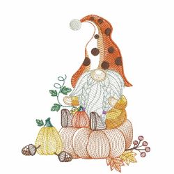 Fall Gnome 02(Lg) machine embroidery designs