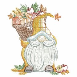 Fall Gnome 03(Lg) machine embroidery designs