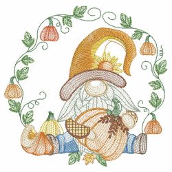 Fall Gnome 06(Md) machine embroidery designs