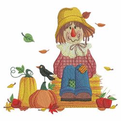 Fall Scarecrow 3 02(Sm) machine embroidery designs