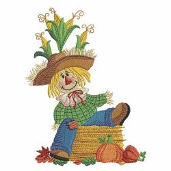 Fall Scarecrow 3 06(Lg) machine embroidery designs