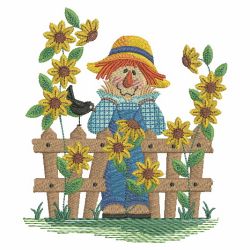 Fall Scarecrow 3 09(Md) machine embroidery designs