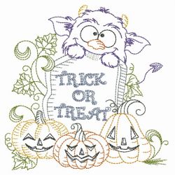 Vintage Halloween Monsters 01(Sm) machine embroidery designs