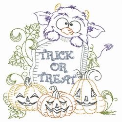 Vintage Halloween Monsters 01(Lg) machine embroidery designs