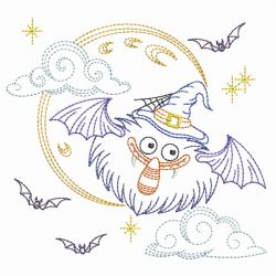 Vintage Halloween Monsters 04(Md) machine embroidery designs