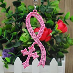 FSL Pink Ribbon 9 04 machine embroidery designs