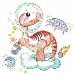 Space Dinosaurs 09(Md) machine embroidery designs