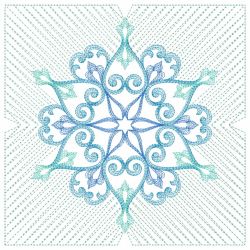 Trapunto Snowflakes 2 08(Md) machine embroidery designs