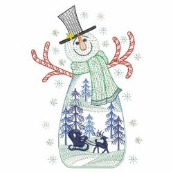 Snowman Scene 10(Md) machine embroidery designs