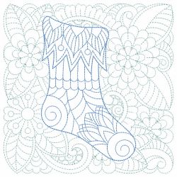 Trapunto Mehndi Christmas 05(Lg) machine embroidery designs