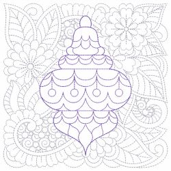 Trapunto Mehndi Christmas 10(Lg)