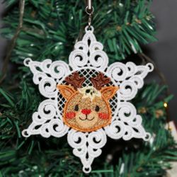 FSL Cool Snowflake Ornaments 04 machine embroidery designs