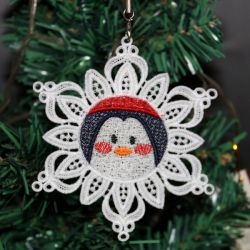 FSL Cool Snowflake Ornaments 05 machine embroidery designs