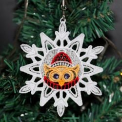 FSL Cool Snowflake Ornaments 08 machine embroidery designs