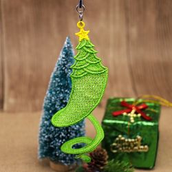 3D FSL Christmas Ornaments 5 10 machine embroidery designs