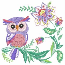 Jacobean Owls 2(Lg) machine embroidery designs
