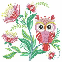 Jacobean Owls 2 08(Lg) machine embroidery designs