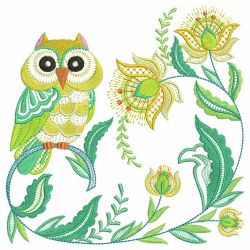 Jacobean Owls 2 09(Lg) machine embroidery designs